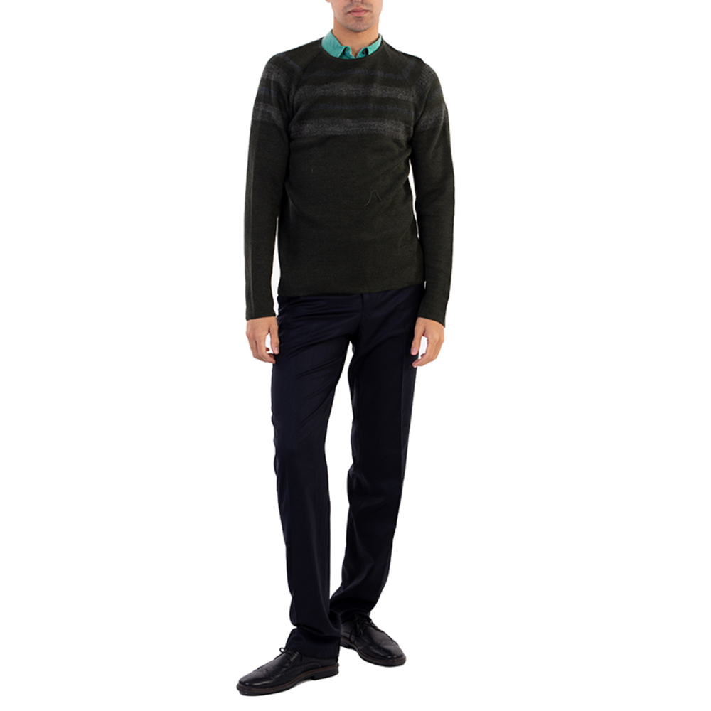 Network Sweater Men size L Dark Olive Green